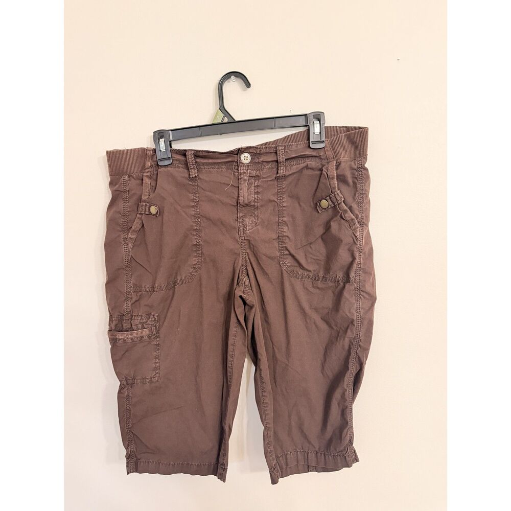 Y2K Sonoma Chocolate Brown Cargo Capris (12)